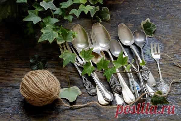 Оригинальные поделки из столовых приборов / поделки / 7dach.ru