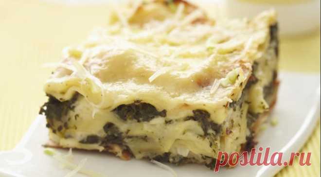 Лазанья с картофелем и шпинатом. Пошаговый рецепт с фото на Gastronom.ru