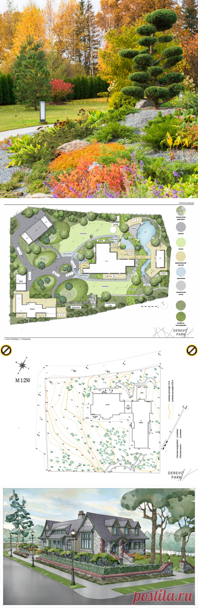 Вопрос: Что можно построить на участке осенью | Houzz Россия
