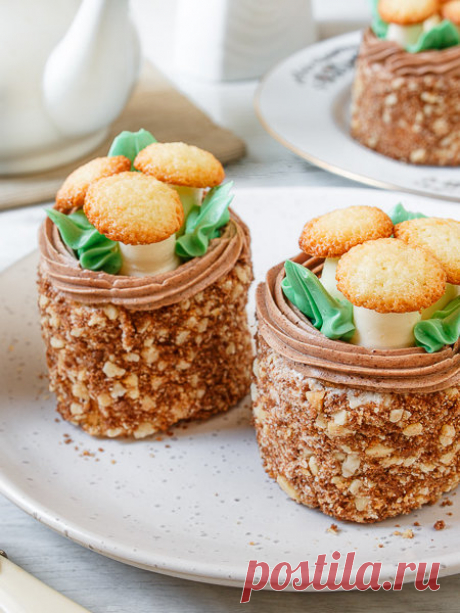 Рецепт пирожных &quot;Пенёчки&quot; на Вкусном Блоге