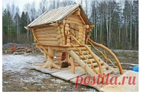 Избушка рукастого сказочника, красота!!!