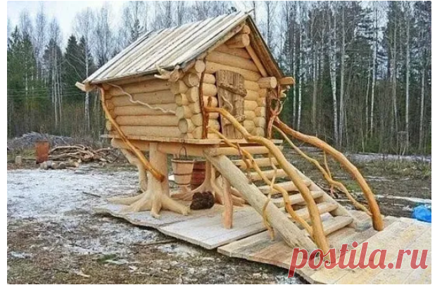 Избушка рукастого сказочника, красота!!!