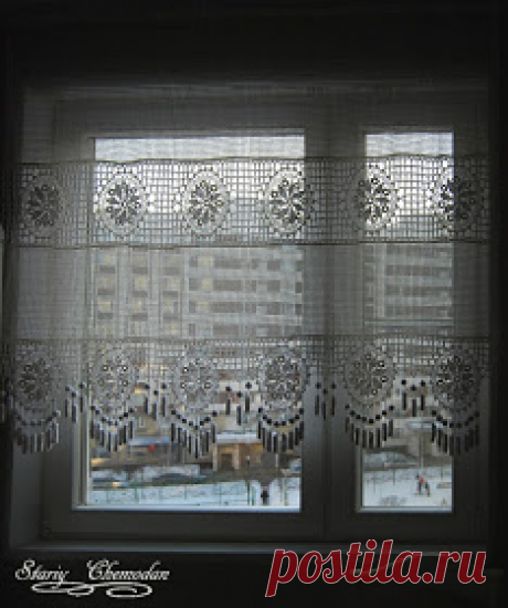 Irish crochet &amp;: CROCHET BLINDS.....ЗАНАВЕСКА
