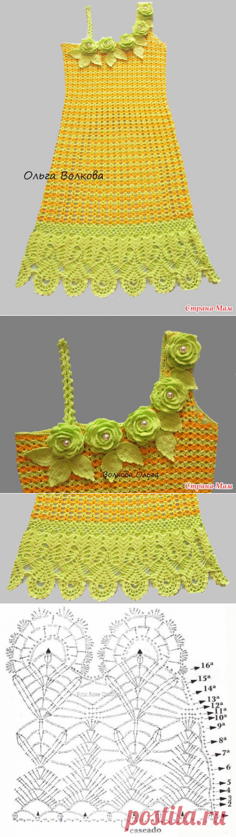Сарафан крючком