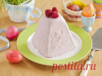 Малиновая пасха на сметане - домашний рецепт от Простоквашино