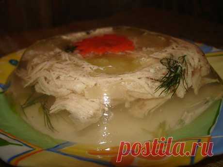 Заливная куриная грудка.