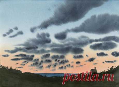 Художник-акварелист Fred Poisson