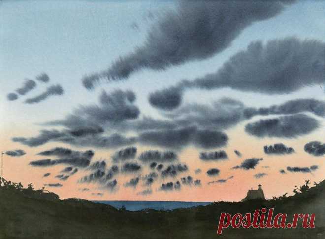 Художник-акварелист Fred Poisson