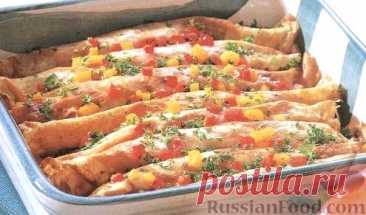Рецепт: Рулетики из блинчиков на RussianFood.com