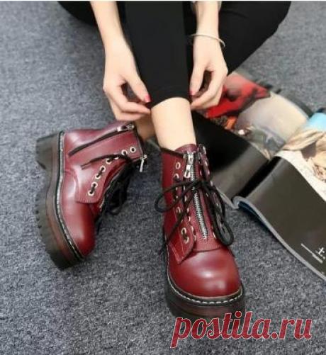 shoe pumps Picture - More Detailed Picture about Female lolita girls autumn winter vintage martin boots Harajuku princess zipper punk rock platform student uniform shoes boots Picture in from Fashion Shoes/Boots. Aliexpress.com | Alibaba Group