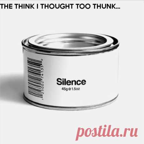 THE THINK I THOUGHT TOO THUNK... Poster created with the Keep Calm-o-matic. Why not create your own or discover our top posters?