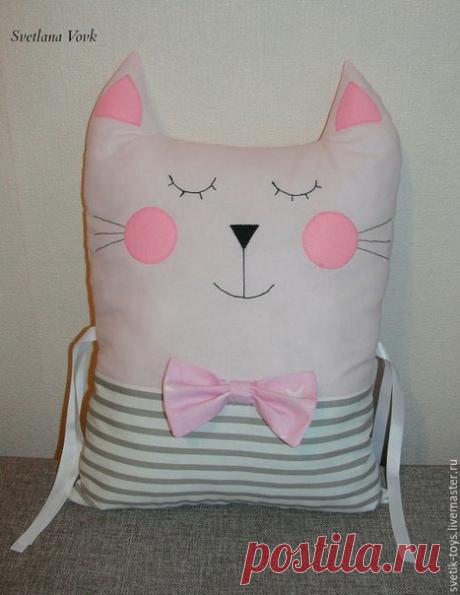 Шьём бортик в форме котика в детскую кроватку