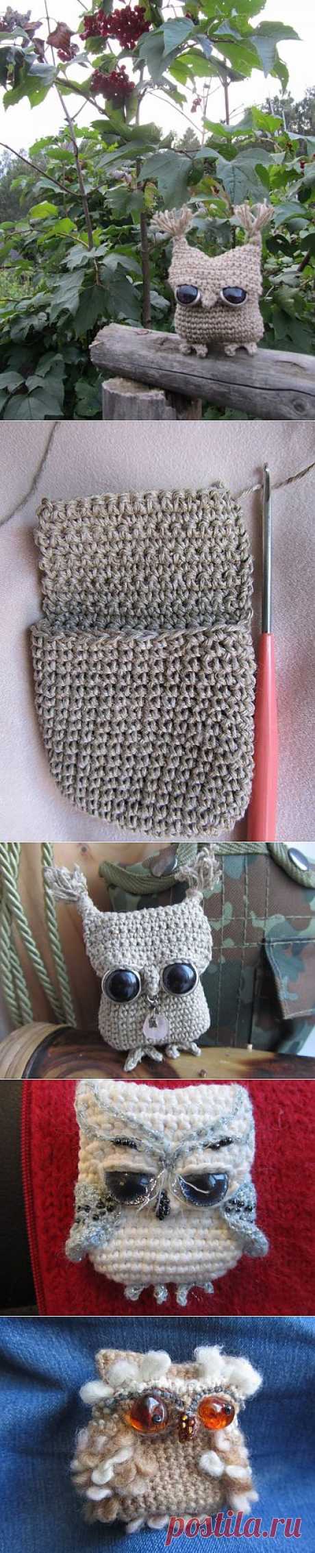Совеночек - Брошка, Игрушка, Кошелечек - Ярмарка Мастеров - ручная работа, handmade