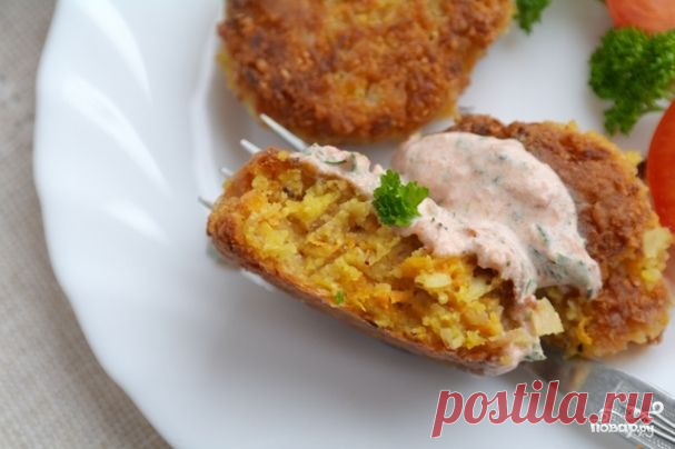 Котлеты из нута - пошаговый кулинарный рецепт на Повар.ру