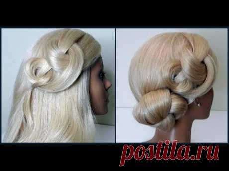 Прически.Красивые прически.Легкие прически на новый год 2019. Light hairstyles for the new year 2019