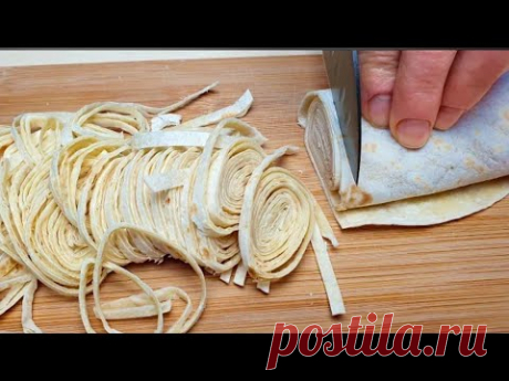 У ВАС ЕСТЬ ЛАВАШ? НАУЧИЛА ВСЕХ ПОДРУГ ГОТОВИТЬ ТАКУЮ ВКУСНЯШКУ! ПОДРУЖКИ В ВОСТОРГЕ ОТ РЕЗУЛЬТАТА!🥰