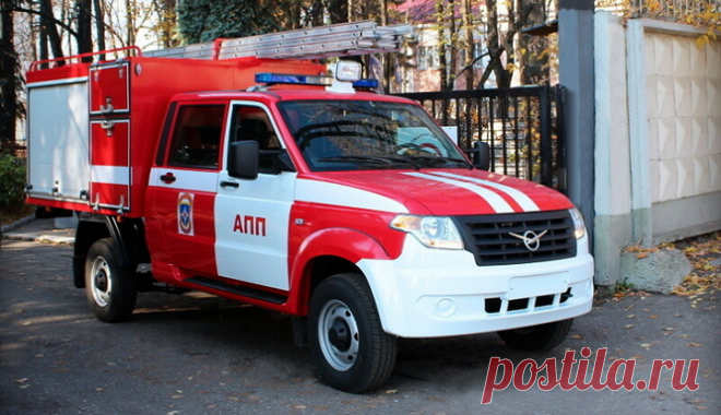 УАЗ разработал пожарную машину на базе модели «Профи» — Kovsh.dp.ua