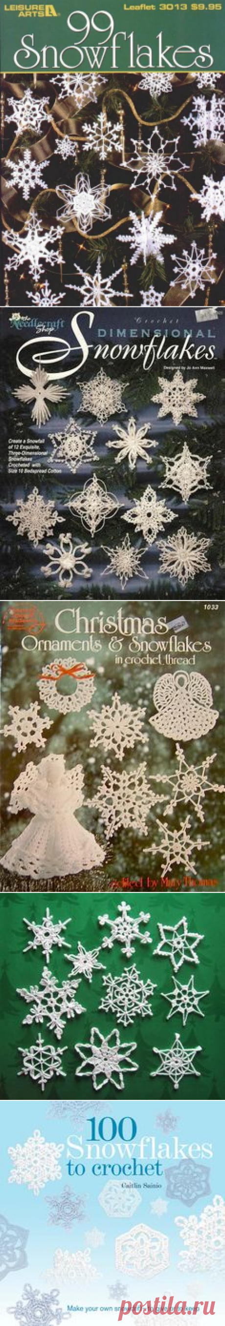 crochet snowflakes | Jule hækle | Связанные Крючком Снежинки, Снежинки и Вязание Крючком