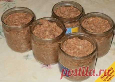 Паштет из печени консервированный