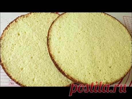 Бисквит на горячем молоке /Hot Milk Sponge Cake