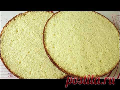 Бисквит на горячем молоке /Hot Milk Sponge Cake