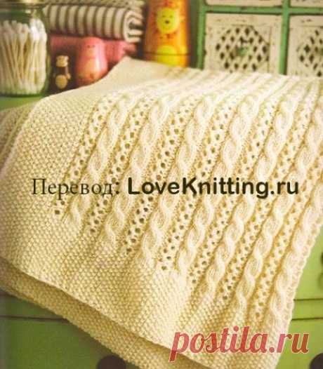 Ажурное одеяло для малыша | Искусница