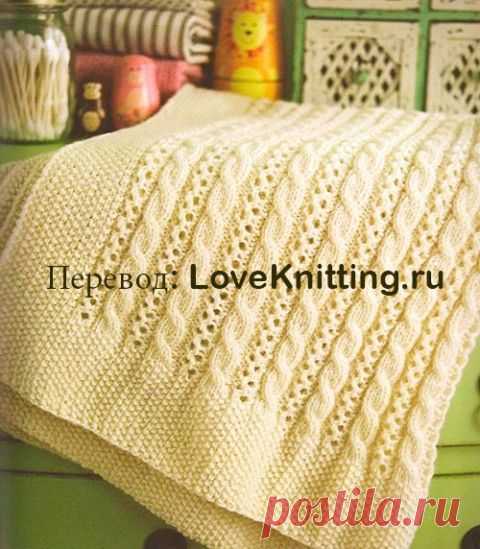 Ажурное одеяло для малыша | Искусница