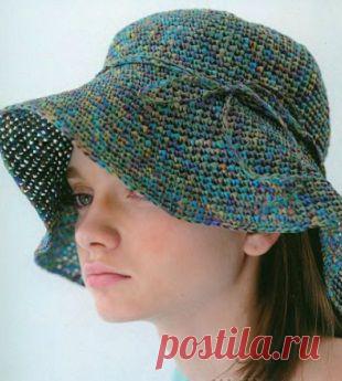 Схема вязания шляпы крючком | Рукоделие и вязание