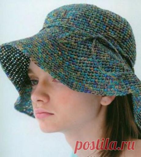 Схема вязания шляпы крючком | Рукоделие и вязание