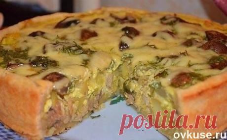 Пирог с курицей и картошкой - Простые рецепты Овкусе.ру