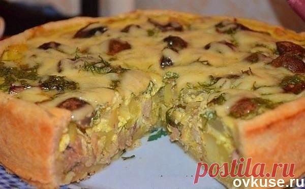 Пирог с курицей и картошкой - Простые рецепты Овкусе.ру