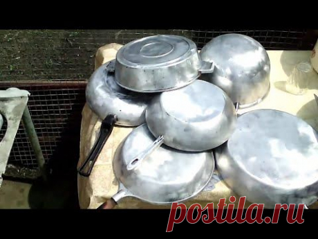 Как очистить сковороду от нагара. Самый быстрый способ.