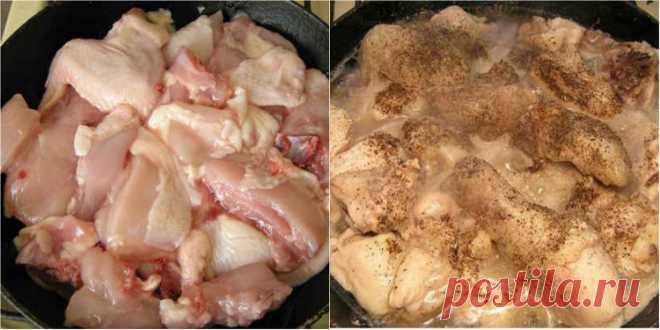 Куриный рулет в бутылке