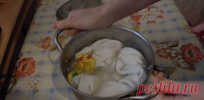 Такого результата в стиральной машинке не добиться: суперотбеливание полотенец