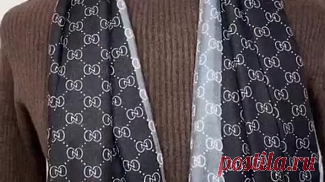 Подборка идей с шарфами