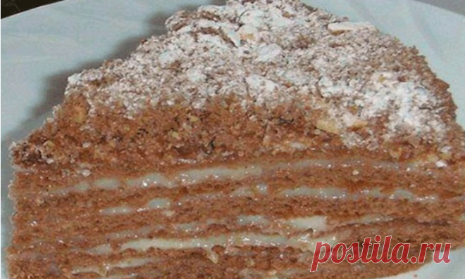 Интересный и вкусный торт «Пчёлка» — пальчики оближешь! Нежнейший, вкуснейший торт «Пчёлка», каждый кусочек которого просто тает во рту, даже...