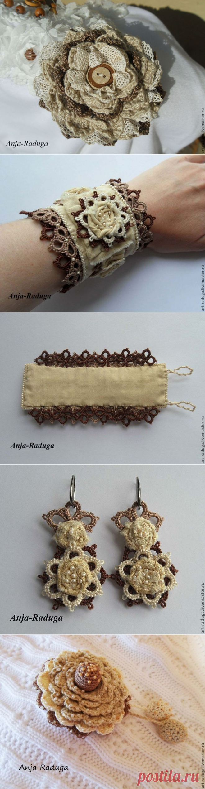 Кружевные украшения мастера Art Raduga