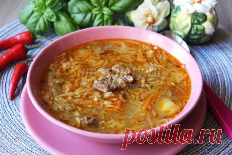 Зимние щи с говядиной и квашеной капустой. Рецепт с пошаговыми фото