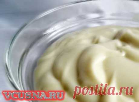 Постный домашний майонез - пошаговый кулинарный рецепт VCUSNA.RU