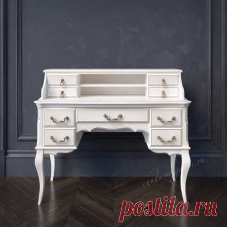 Белое навершие из массива бука для стола купить по цене 19 220 руб. в Москве — интернет магазин chudo-magazin.ru
