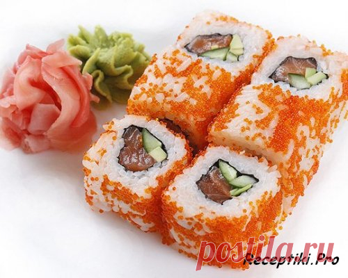 Японская кухня - Роллы Калифорния - быстро, вкусно и просто