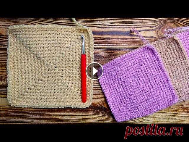 КАК СВЯЗАТЬ БАБУШКИН КВАДРАТ / КУДА ДЕТЬ ОСТАТКИ ПРЯЖИ? Я в Instagram Для сотрудничества salamovau51@gmail.com -----------------------------------------------------------------------------------------------...
