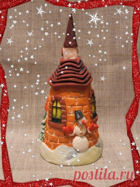 Лепим сказочный домик из соленого теста
