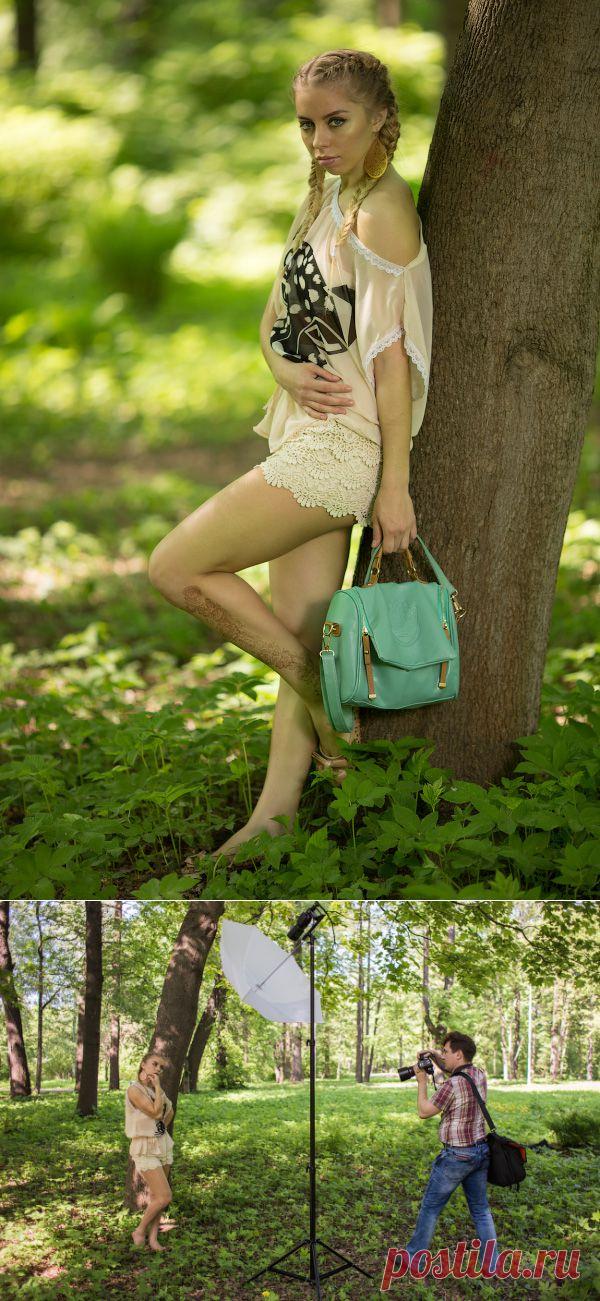 Использование вспышки на пленере