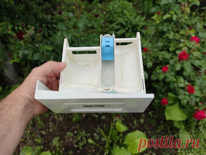 Как за пару минут очистить отсек для порошка стиральной машины: проверяю способ из интернета | Сделай Самоделку | Яндекс Дзен