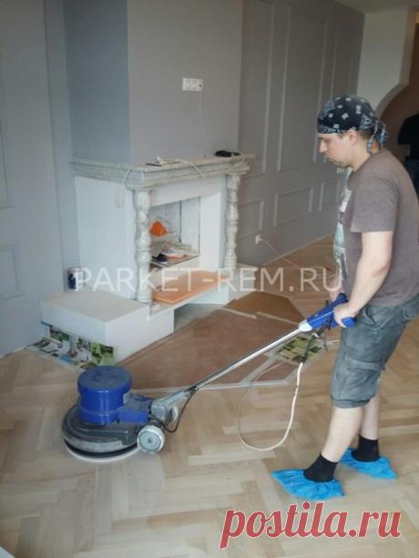 Покрытие паркет маслом