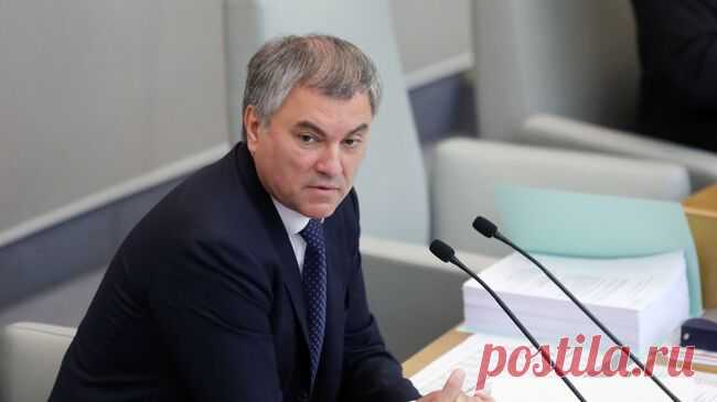Володин прокомментировал слова Клекнер о "бывшей Советской армии"