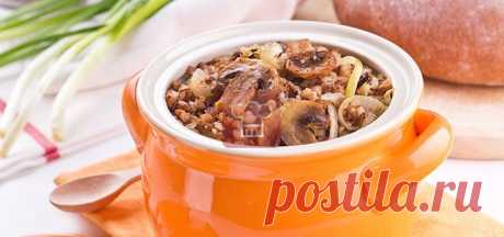 Гречневая каша с грибами и луком | Кулинарный журнал Stay Delicious