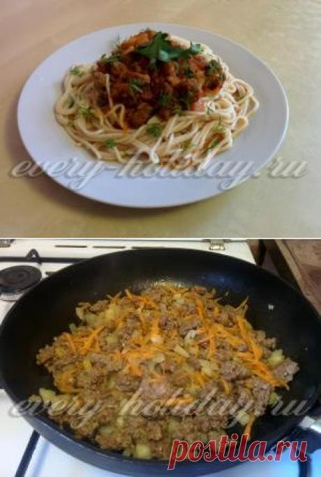 Спагетти болоньезе, рецепт