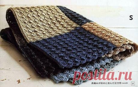 Вяжем коврик из мотивов из категории Интересные идеи – Вязаные идеи, идеи для вязания